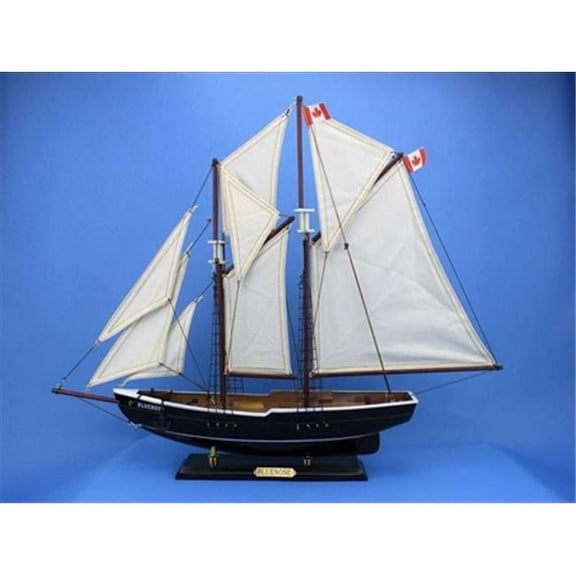 Bluenose 24" - Wooden Sailboat Centerpiece - Model Sailing Yacht - Scale Model Yacht - Model Sailing Yacht - Wooden Model Yacht - Not A Model Ship K