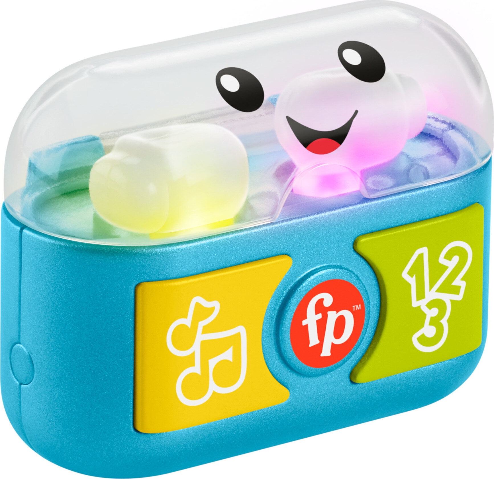 Fisher-Price Laugh & Learn Play Along Ear Buds Baby & Toddler Learning Toy with Music & Lights