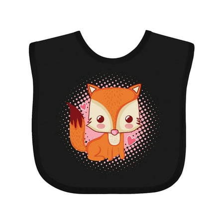 

Inktastic Fox Girl Cute Woodland Animal Gift Baby Girl Bib