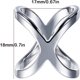 thumbnail image 2 of 6 Piezas Mujer Elegante Cruz Seda Bufanda Clip Anillo Hebilla Bufanda Clip Triple Anillo Metal Perla Flor Clip para Bufanda Ropa, 2 of 5