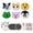 typeA, variant on Animal Face Punch Needle Coaster DIY Craft Kit, Complete Rug Punch Embroidery Set with Yarn, , Tool & Base Fabric, Cute Pet Pattern Handmade Coaster Making Supplies for Home Table Decor