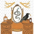 thumbnail image 2 of Wang, Melissa 26x26 Black Ornate Wood Framed with Double Matting Museum Art Print Titled - Halloween Prep I, 2 of 4
