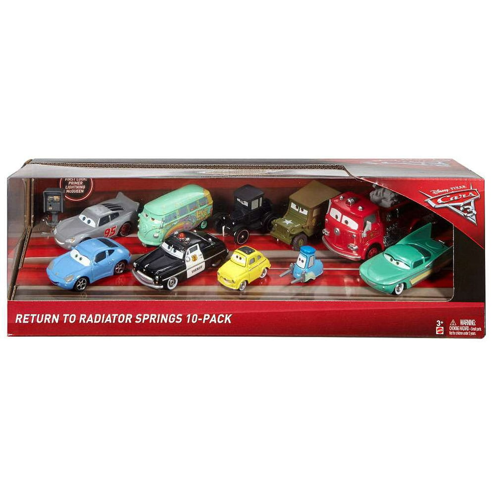 Disney Cars Cars 3 Return to radiator Springs Vehicle 10Pack Walmart