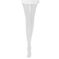 thumbnail image 6 of Women's Velvet Footed Pantyhose Tights, Adult Opaque Control Top Leggings, Comfortable Stretch Design for Everyday Wear, Royal Blue, One Size, 6 of 7