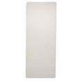 thumbnail image 4 of Lavish Home Memory Foam Striped Extra Long Bath Mat, 24 by 60-Inch, White, 4 of 4
