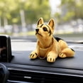 thumbnail image 4 of Car Shaking Dog Ornament, Car Accessories Simulation Shaking Dog with Nodding Head and Suction Cup Base, for Dashboard Vehicle Decoration and Fun Driving Companion, C, 4 of 5