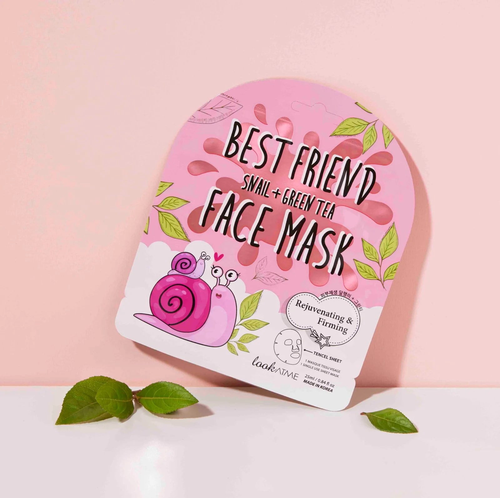 10pc Set LOOK AT ME Best Friend Tencel Facial Mask | Korean Skincare | Rejuvenating & Firming
