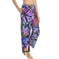 thumbnail image 2 of Fotbe Watercolor Butterflies Women's Pajama Pants,Sleepwear Pants,Pj Bottoms Drawstring And Pockets-X-Large, 2 of 9