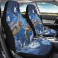 thumbnail image 4 of XYZCANDO 2 pcs Car Seat Covers for Car Seats Front Seat Cover Protective Durable, SUV Truck Vehicle Front Seats Protector, Turtle and Butterfly Pattern, 4 of 10