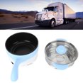 thumbnail image 1 of Car Electric Cooking Pot 24V 2L Hot Pot Mini  Stainless Steel Non-Stick Frying Pan With Lid For Eggs Noodles Pasta, 1 of 8
