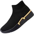 thumbnail image 1 of Xishao Zapatos para Caminar para Hombre Tenis Deportivas Zapatos sin Cordones Casuales oro negro 30.0 cm oro negro 30.0 cm Xishao ropa, 1 of 2