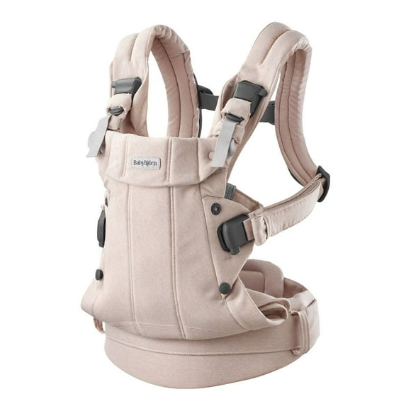 BabyBjorn Harmony Carrier in Woven Melange Fabric - Light Pink
