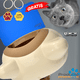 thumbnail image 5 of KE WOOW Arenero para Gato Grande con Orejas, Cerrado, Cama para Gato,, Cama para Perro, Caja de Arena para Gatos con Pala, Puerta Frontal, Cat Litter Placa para gato y tapete de silicon, color Café KE WOOW Arenero cara de gato, 5 of 9