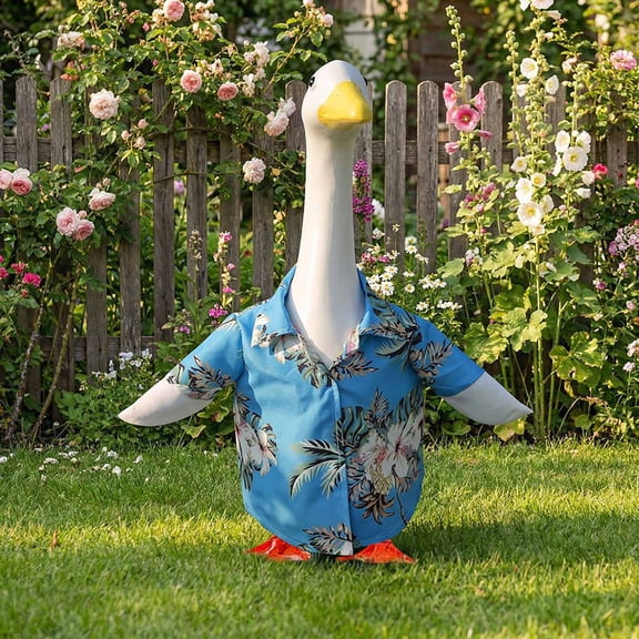 Goose Decor Outfits for Porch Goose, Spring Goose Outfit Porch Goose Costume, Mother'S Day Goose Outfit for 23 In Outdoor Garden Yard Patio Statue