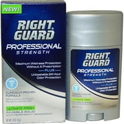 Right Guard: Professional Strength Ultimate Fresh Invisible Solid Anti-Perspirant/Deodorant, 1.8 oz