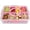 Pink, variant on Divided Serving Tray with Lid and Handle, 8 Compartments Snack Box, Portable Platter for Candy Fruits Nuts, Snack Party Entertaining Picnic