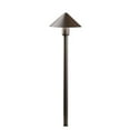 thumbnail image 1 of Kichler Lighting 16120AZT27 Cast Fundamentals 2700K LED Path Light, Textured Architectural Bronze, 1 of 1