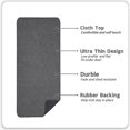 thumbnail image 2 of Alfombra de baño Bosap ultrafina para baño, color gris oscuro, 2 of 6