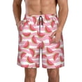 thumbnail image 1 of Balery Cute Watermelon Traje de Baño Estilo Hawaiano para Hombre, Shorts de Secado Rápido con Bolsillos-3X-Large, 1 of 6