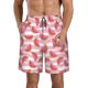 thumbnail image 1 of Balery Cute Watermelon Traje de Baño Estilo Hawaiano para Hombre, Shorts de Secado Rápido con Bolsillos-X-Large, 1 of 6