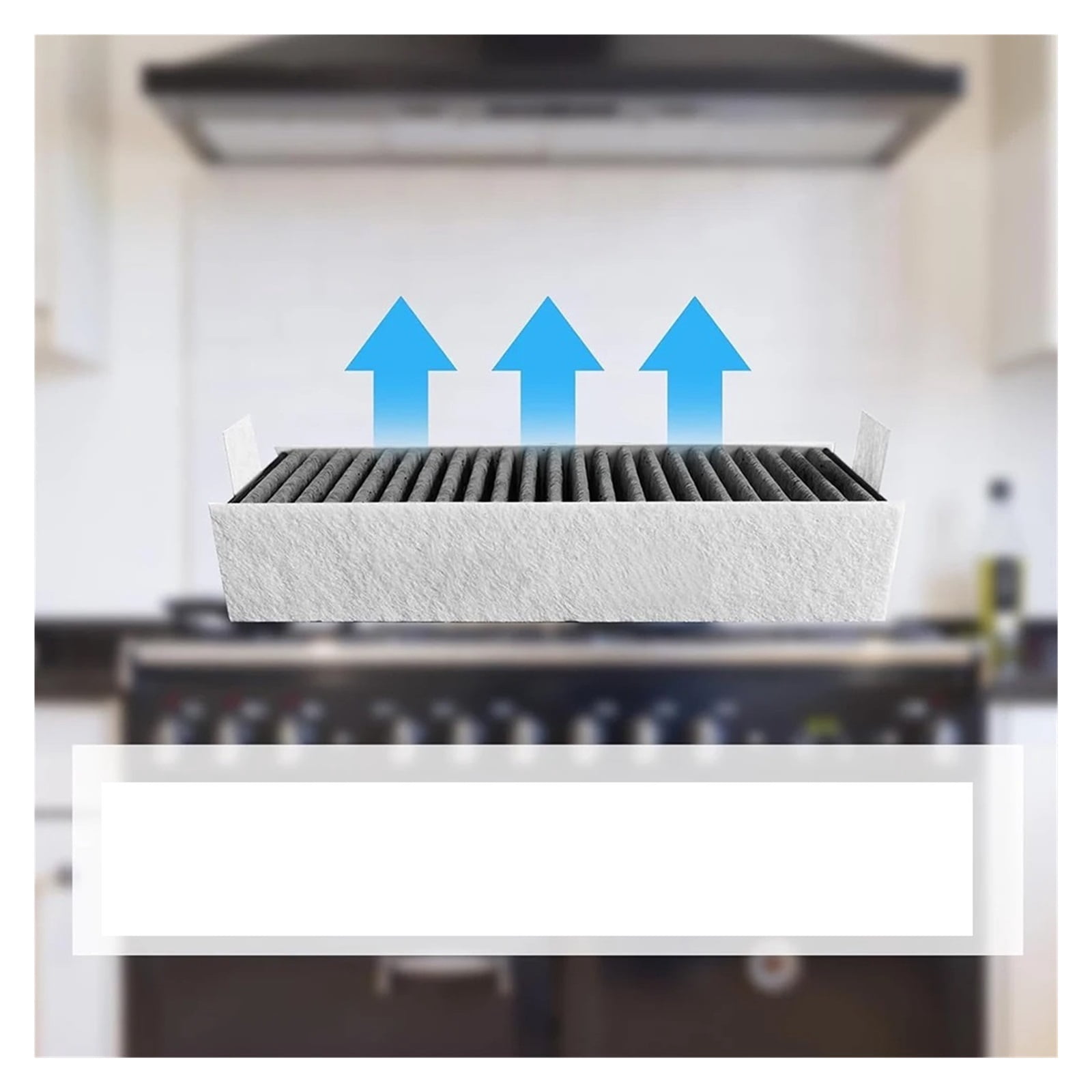 4pcs Compatible With Range Hood Roller Range Hood Activated Carbon Filter Filter, Suitable Compatible With Siemens HZ9VRCR0 Bosch HEZ9VRUD0 17004796