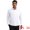 White, variant on Unique Bargains Men's Long Sleeve Regular Fit Business Button Down Formal Shirt S White