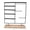 Black, variant on Earrings Hanger Iron 5 Tier 90 Holes Jewelry Organizer Stand with Wooden Base for Necklaces Bracelets, White (11.8 inches / 30 cm)