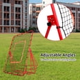 thumbnail image 3 of Graflsoa Filet de Rebond Réglable 6 X 4 Pieds pour Baseball et Softball pour la Pratique du Lancer et des Lancers, Filet d'Entraînement Portable avec 4 Réglages d'Angle pour Cour Arrière, Pelouse Ou Terrain de Jeu, 3 of 6