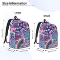 thumbnail image 4 of Balery Cute Nautical Vintage Canvas Backpack for Men and Women - Large Capacity, Durable Travel Laptop Bag for School, Work, Hiking, and Outdoor Activities, 4 of 7