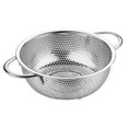 thumbnail image 1 of Double Handles Colander Basket Stainless Steel Filter Kitchen Strainer for Fried Food Vegetable Fruit (25.8), 1 of 3