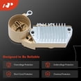 thumbnail image 4 of A-Premium Alternator Voltage Regulator Compatible with Honda Accord 1984-1989, Prelude 1985-1987 & Acura NSX 1991, Legend 1991-1995, 1.8L 2.0L 3.0L 3.2L, 14.5V A-Circuit 14.5 Vset, 4 of 5