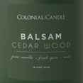 thumbnail image 6 of Colonial Candle Balsam Cedarwood 14.5 oz 3 Wick Candle, Evergreen, 6 of 6