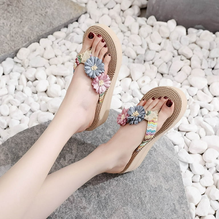 Flower flip flops outlet