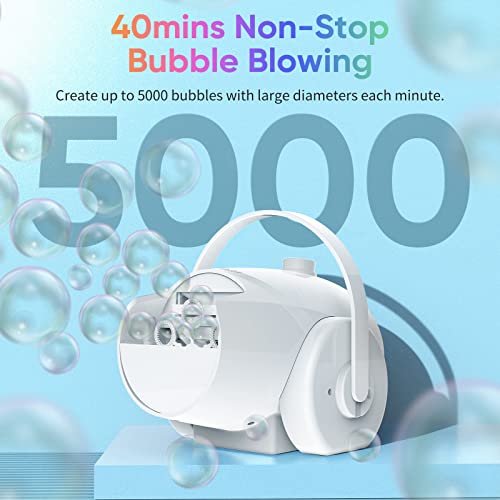 Máquina de Burbujas Automático Soplador de Burbujas - 5000+ Burbujas por Minuto para Niños DOFLER DOFLER