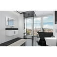 thumbnail image 5 of Amazon 30" White Wood Floating Vanity with Black Top and Black Trim, 5 of 10
