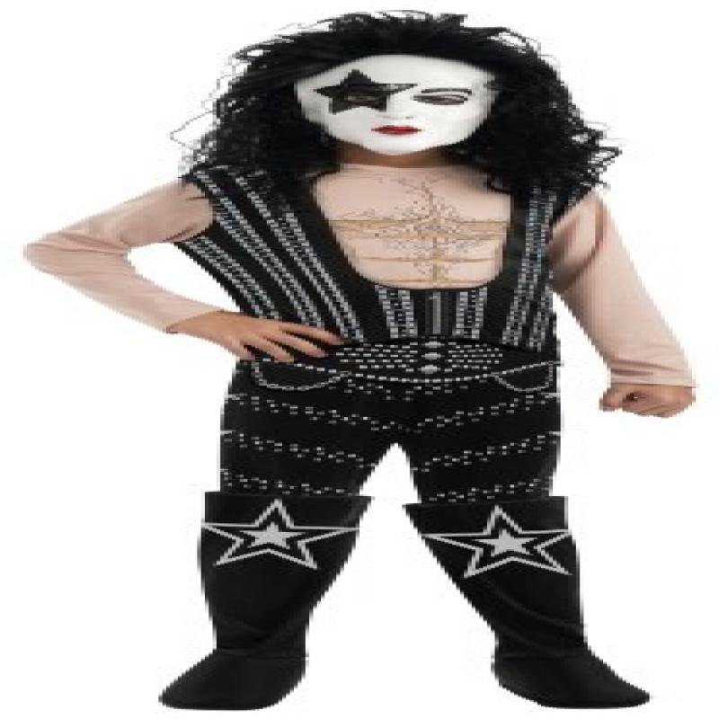 Starchild KISS Band Paul Stanley Rock Star Fancy Dress Halloween Child