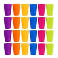 thumbnail image 1 of 24pcs Party Beverage Drinking Cup Colorful Plastic Bear Cup Large Rainbow Cup, 1 of 8