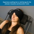 thumbnail image 6 of BodyMed Migraine Relief Cap, Universal Fit for Women and Men – Soothing Headache Face Mask with Extra Cooling Gel for Extended Relief  – Hot and Cold Therapy Head Wrap for Tension, Stress, Headaches, 6 of 8