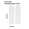 thumbnail image 3 of Luxtrada 10 Pairs Mens Sheer Ankle Quater Socks for Men Business/Casual Breathable Fresh Cool Soft Thin Sock (White), 3 of 8