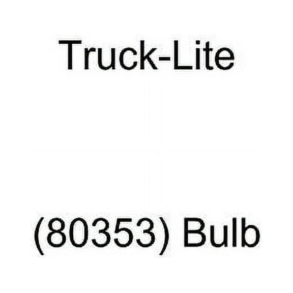 TRUCK-LITE 80353 TRUCK-LITE 80353 80 SERIES BULB REPLACEABLE DOME LAMP