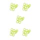 thumbnail image 2 of Jumpingount 20 piezas de anillos para el cabello de alta elasticidad, alta densidad, decorativos, sin enganches, cuerda para el cabello, accesorios Type2 NO2, 2 of 6