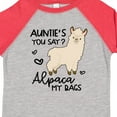 thumbnail image 4 of Inktastic Auntie's You Say Alpaca My Bags Boys or Girls Toddler T-Shirt, 4 of 5