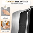 thumbnail image 4 of EDX 2 x 8.3 Gallon Dual Garbage Recycle Trash Can with Lid, Inner Buckets for Kitchen, Stainless Steel,Gray, 4 of 9