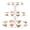 Ice Cream, variant on Cupcake Dessert Display Holder Tower Decorations For Party Wedding Birthday Anniversary Sun Clouds Sleeping Face