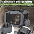 thumbnail image 4 of Gymax 28'' Collapsible Soft Dog CratePortable Dog Travel Crate w/Mesh Windows 3 Doors, 4 of 10