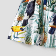 thumbnail image 2 of PatPat Family Matching Colorblock T-Shirt and Floral Button Up Strap Dress Sets, 2 of 4