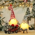 thumbnail image 2 of Mr and Mrs Christmas Gnomes Plush with Lighting , Handmade Swedish Santa Scandinavian Figurine Nordic Plush Elf Doll Gnome Ornaments Christmas Decorations Home Decor, 2 of 8