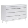 thumbnail image 1 of 60" Lee 9 Drawer Solid Wood Dresser - White, 1 of 6