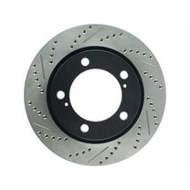 StopTech 127.44162R StopTech Sport Rotors; Drilled And Slotted; Front Right;