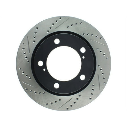 StopTech 127.44162R StopTech Sport Rotors; Drilled And Slotted; Front Right;